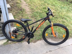 Juniorské kolo KTM Chicago 272 Disc, černo-oranžové